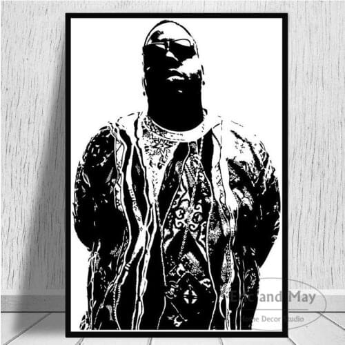 Notorious B.i.g Biggie Smalls Tupac Canvas Painting Posters And Prints Pictures On The Wall Vintage Decorative Home Decor Plakat