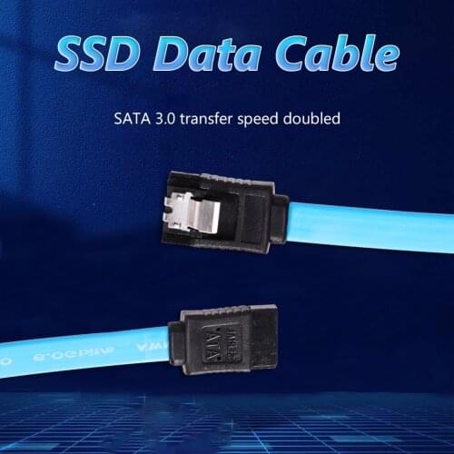 Sata Iii Cable 6gbps Sata Revision 3.0 Data Cable For Sata Hard Disc Drive Hdd Solid State Drive Ssd 5.5 Inch
