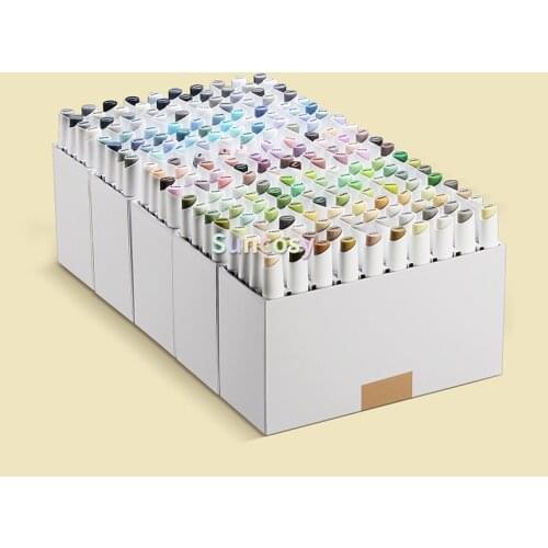 Sta Marker, double head alcohol oily 40 80 120 160 200 color, professional hand painted markers set, For Artist Drawing markers