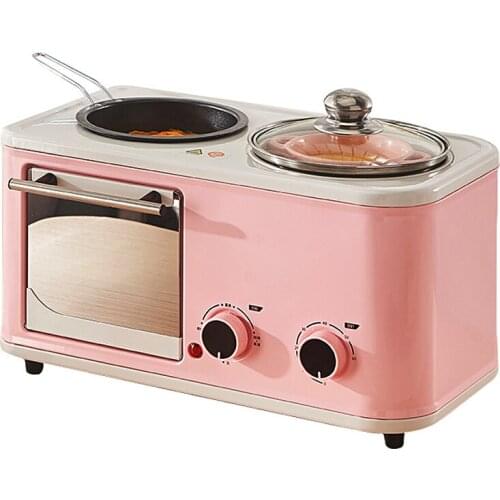 Sandwich multifunction breakfast maker home four-in-one breakfast maker toaster toaster 8L electric oven bread machine maker