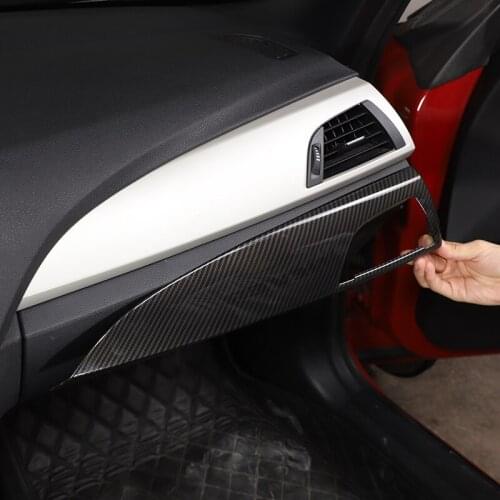 ABS Car Dashboard Side Air Conditioner Outlet Panel Cover Stickers For BMW 1 2 Series F20 F21 F22 F23 2012-2017 Car Accessories