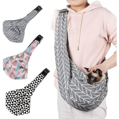Pet Dog Carrier Outdoor Travel Dog Shoulder Bag Mesh Oxford Big Capacity Single Comfort Sling Handbag Tote Pouch
