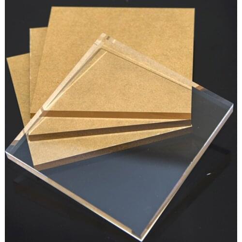 Transparent Plastic Sheet Plate 360*320*4MM Plexiglass Acrylic Board Hand Tool Parts 2pcs