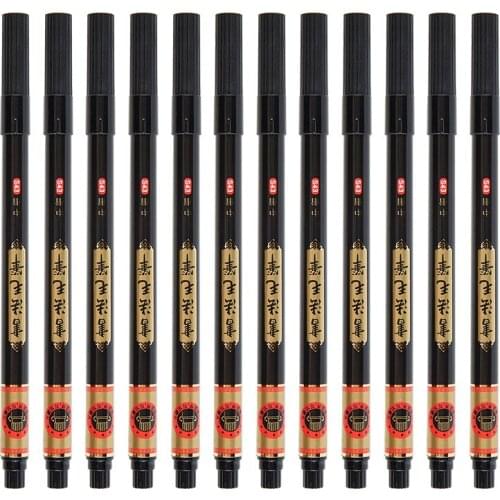 1 Pcs Soft Head Practice Calligraphy Pen Soft Brush Marker Pen The Office Supplies Signing Pen Multifunction Sketching Markers