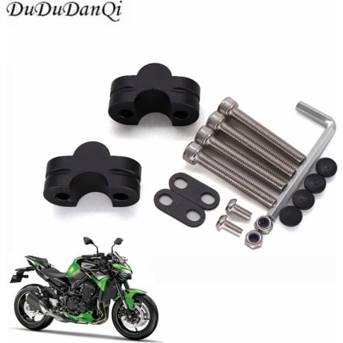 Handle Bar Raise 20mm For KAWASAKI Z900 Z 900 2020 Motorcycle Handlebar Heightening Code Riser Mount Clamp Adapter CNC aluminum