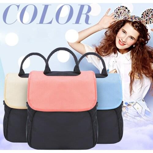 Queen Code Black Mummy Bag Backpack Handbag Waterproof Diaper Nappy Changing Backpacks for Baby Stroller Baby Wet Bags for Mum