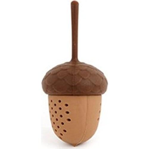 Silicone Tea Strainers Cute Pinecone Mini Tea Infusers Filter Teaware, Office Household Tea Leakage Kitchen Teapot Accessories