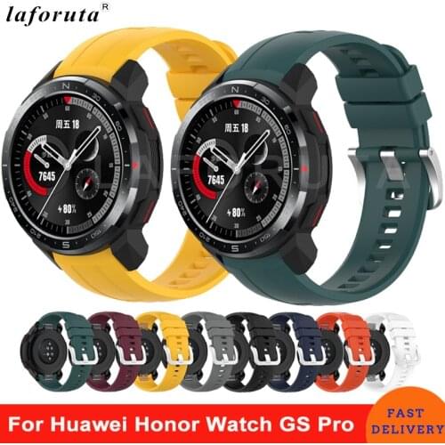 Replacement Sport Strap For Huawei Honor GS Pro Adjustable Bracelet For Honor GS Pro Watch Soft Silicone Correa Accessories