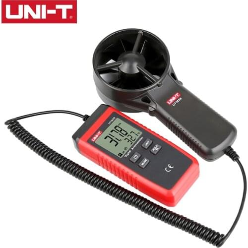 UNI-T UT363S Split Digital Anemometer Precise Wind Speed Sensor Wind Scale Display Wind Temperature Measurement 1m Drop Test