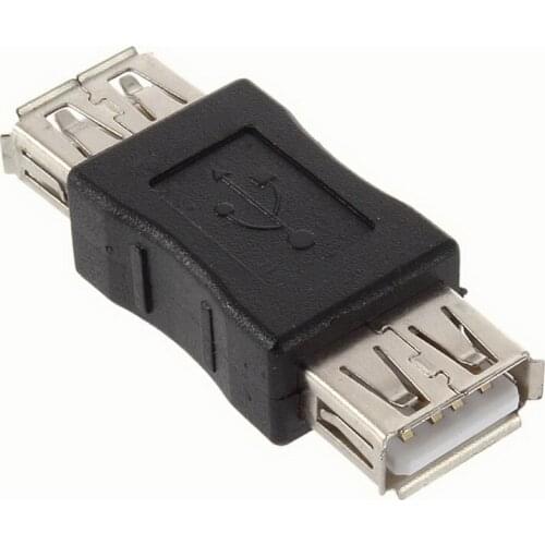 In stock! USB 2.0 Type A Female to A Female Coupler Adapter Connector F/F Converter Brand Newest Wholesale