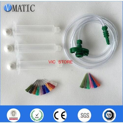 High Quality 2019 Fast Selling Quality 3cc/ml Glue Dispensing Pneumatic Syringe Barrel Adapter With Needles