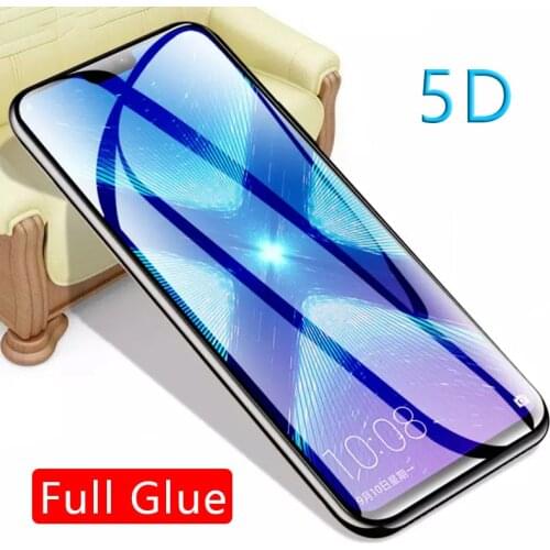 5d full glue tempered glass on honor 8x 8c 8a 8 lite x a c case protective screen protector phone safety tremp for huawei honer