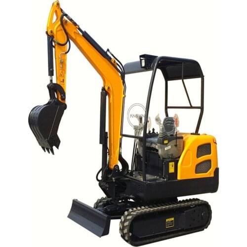 1.5tTon Crawler Excavator Wheel Type Heavy Equipment Rototilt Graple Enclosed Walking Construction Equipment Digger Machine