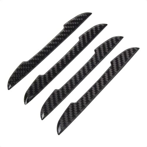 4Pcs Real Carbon Fiber Door Edge Guard Paint Scratch Bumper Protector Anti Door slam Personalized Protective Pad Sticker Film