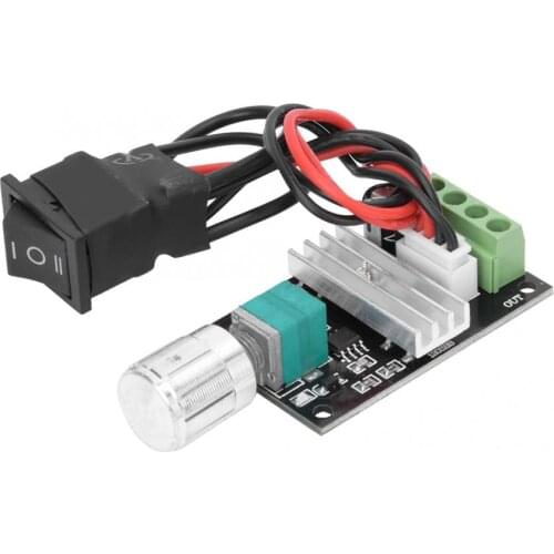 6-28V 3A Motor Speed Regulator PWM DC Motor Speed Controller CW CCW Reversible Regulator with Switch