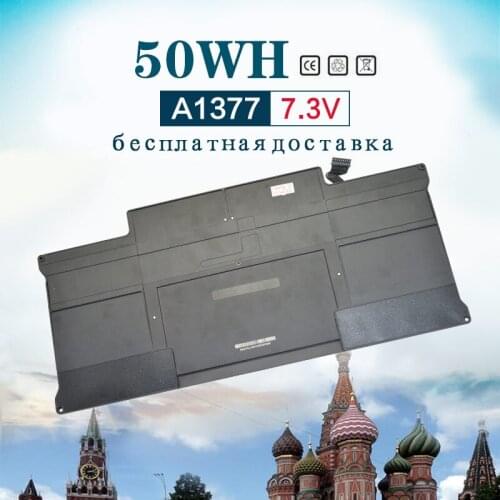 7.3V 50WH laptop Battery for Apple MacBook Air 13" 2012 year A1369 2011 production Replace A1405 A1377 A1466 020-7379-A