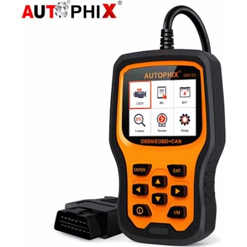 Autophix OM129 OBD2 Scanner Read Codes Auto Diagnostic Scanner Check Engine Battery Car Code Reader OBD Tools