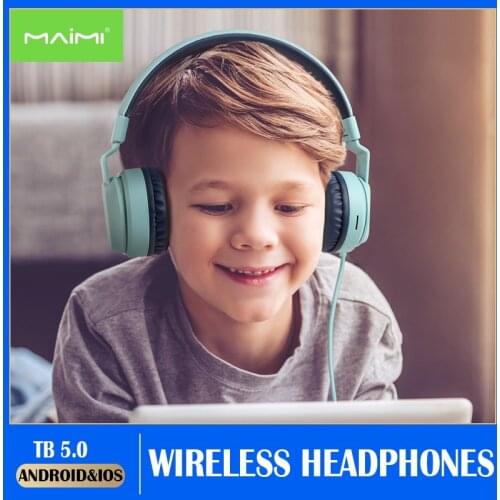 Wireless Bluetooth Headphone For children Deep Bass Sound Sports Game Headset with Mic Foldable Earphones for iPhone Samsung