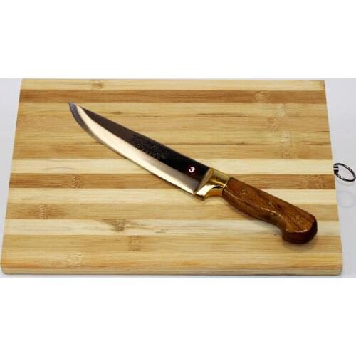 Riding on meat knife yellow ring 30 cm quality is made of the Proverbial riding on meat knife scratches resistant Sharp