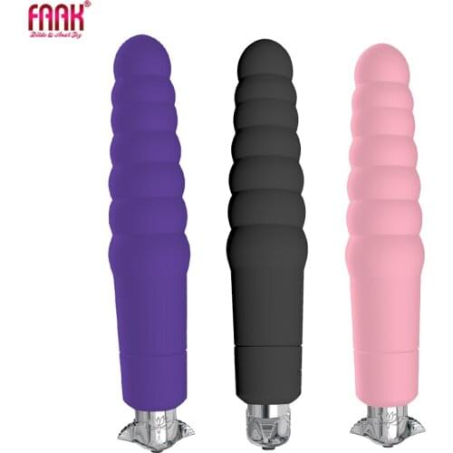 FAAK silicone vibrating dildo beads anal plug wand vibrator female masturbator clit stimulate male sex toys body massage
