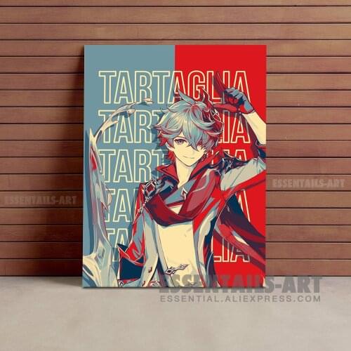 Tartaglia Genshin Impact Canvas Wall Art Painting Decor Bedroom Study studio print Living kid Room Home Decoration Prints