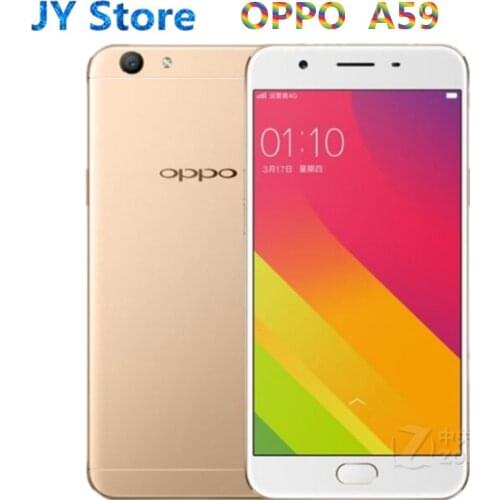 Global Version Oppo A59 4G LTE Cell Phone MTK6750 Octa Core Android 5.1 5.5" IPS 1280X720 3GB RAM 32GB ROM 13.0MP Fingerprint