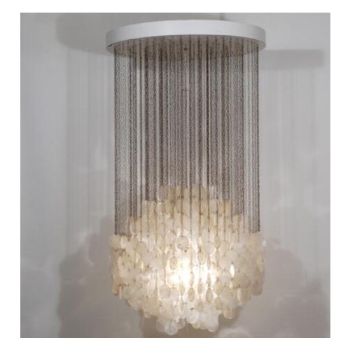 Sea rock shells white pendant lights natural fashion living hotel decorative light Sea style pendant lamps 50/60cm lamp FG263