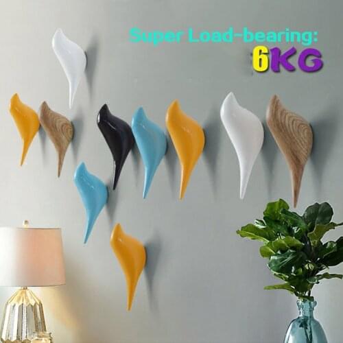 Home Wall Hook Decoration Birds Clothes-hook Resin Hangers Retro Homey Bird Statue Crafts Storage Hat Coat Hanging Super Quality