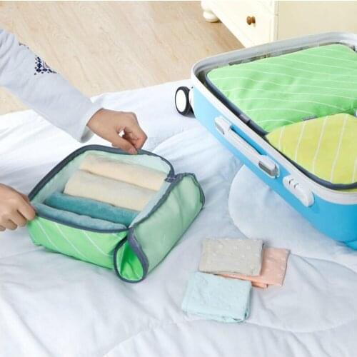 New 6pcs Waterproof Travel Bra Lingerie Storage Bag Suitcase Divider Case Clothes Underwear Bra Storage Bags For Travel