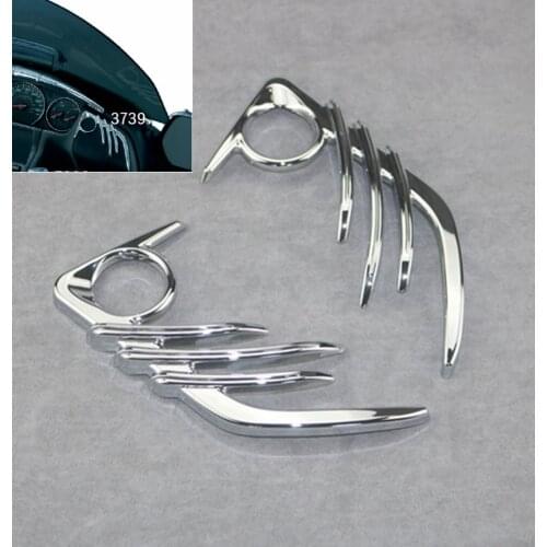 Motorbike Front horn sound decorative cover For HONDA Goldwing GL1800 & F6B 2006-2017 ABS Plastic Chrome