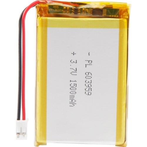 Mejuew 3.7V 1500mAh 603959 Rechargeable Lipo battery with JST Connector