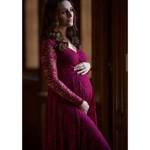 Sexy Evening Dress Pregnancy Dress Photography Maternity Dresses For Photo Shoot Clothing For Pregnant Women Vestidos Shooting