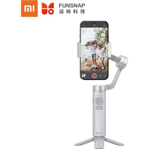 Xiaomi Capture Smartphone Gimbal 3-Axis Foldable Handheld Stabilizer For iPhone Metal Selfie Stick Zoom Focus Control Vlog Live