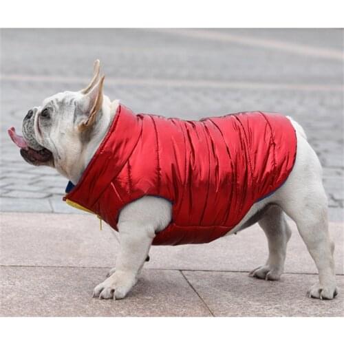 Pet Dog Coat JacketClothes Winter French Bulldog Clothing Poodle Bichon Schnauzer Dogs Pets Costume Outfit Vest Manteau Chien