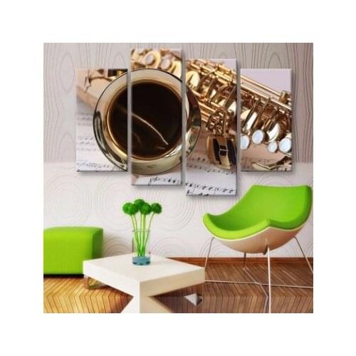 Modern Abstract Modular Picture Modern Home Wall Decor Canvas Picture Art 4 Pieces Hd Print Painting On Canvas For Living Room