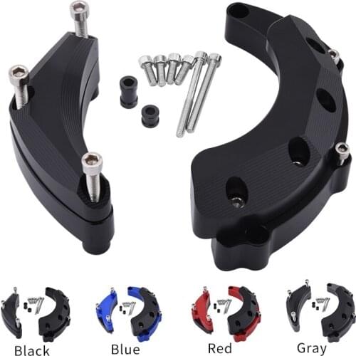 SPELAB Motorcycle Engine Guard Case Slider Cover Protector Engine Guard Case Slider For YAMAHA MT09 MT-09 2014-2017