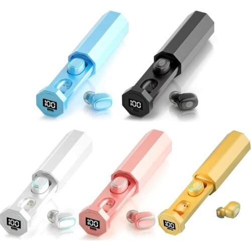 TWS Wireless Bluetooth HiFi 5.0 Headset Earphones Touch Earbuds Headphone H054