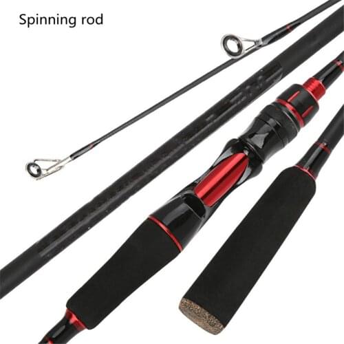 Carbon 2.1m OEM Casting Rod Spinning Rod Ml Lure Rod Set Fishing Tackle Casting Hard Rod Fishing Reel Wheels Set