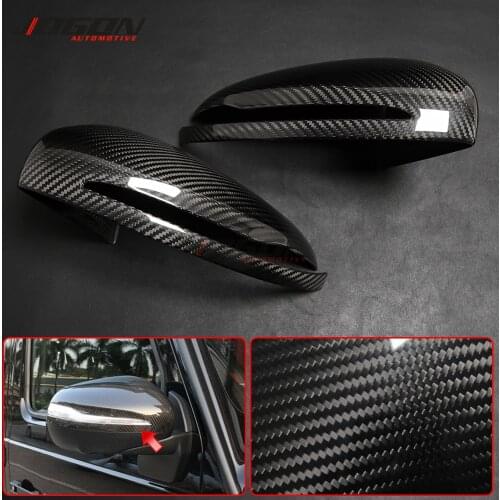 For Mercedes Benz G CLE CLS Class W464 C292 X167 2019 + Carbon Fiber Rear View Rearview Side Mirror Replace Cover Caps Trim