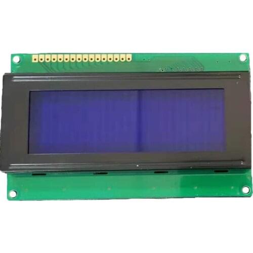 20x4 character STN LCD module Blue color with backlight