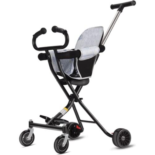 2020 New simple comfortable stable baby stroller collapsible multifunctional baby stroller 1-6Y
