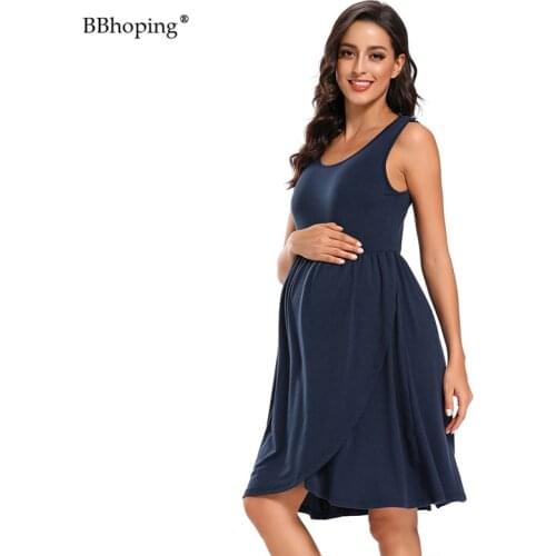 3 in 1 Delivery/Labor/Womens Maternity Sleepwear Lounge Maternity Dresses Sleeveless Tank Tops Pajamas Pregnancy Clothes