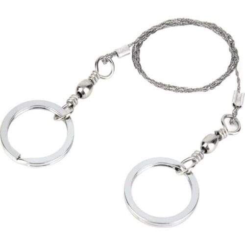 Emergency Survival Gear Steel Wire Saw Camping Hiking Climbing Outdoor Camp Hike Scroll Hunt Flint Cut Survive Equipment