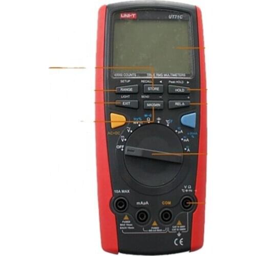 Uni-trend model UT71C digital multimeter made in china
