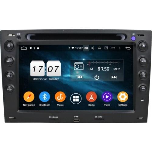 DSP PX6 4gb+64gb Android 10 Car DVD GPS for Renault Megane 2003-2010 Stereo Radio GPS WIFI Bluetooth 5.0 Easy Connect
