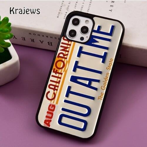 Flux Capacitor Back to the Future phone Case For iPhone 5 SE 2020 6S 7 8 Plus 12 mini 11 Pro X XR XS Max Samsung S8 S9 S10 Cover