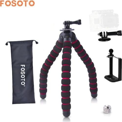 Fosoto Large Octopus Flexible Gorillapod Mini Tripod Stand 5kg Load-Bearin for Gopro Hero 4/ 3+/ 3 Camera Digital DV Canon Nikon