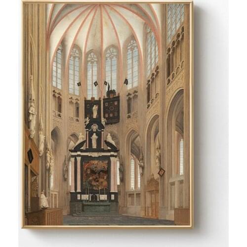 GY European Retro Decorative Painting American Living Room Entrance Wall Painting Classic Architectural Mural