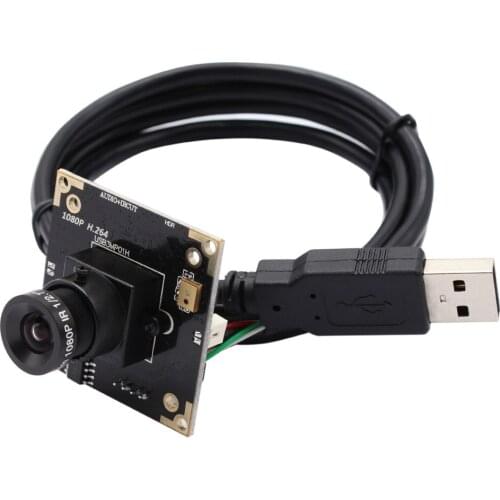 3MP 2048X1536 Micro USB Camera MJPEG H.264 YUY2 USB CCTV WDR Camera USB Module With 1M Cables USB Board Camera