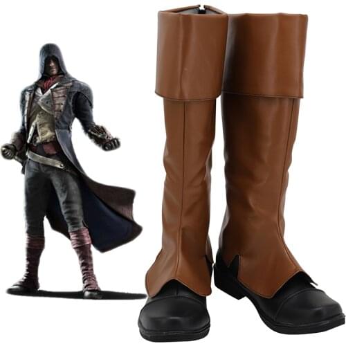 Arno Victor Dorian Cosplay Boots Customized Leather Shoes for Boys and Girls Any Size